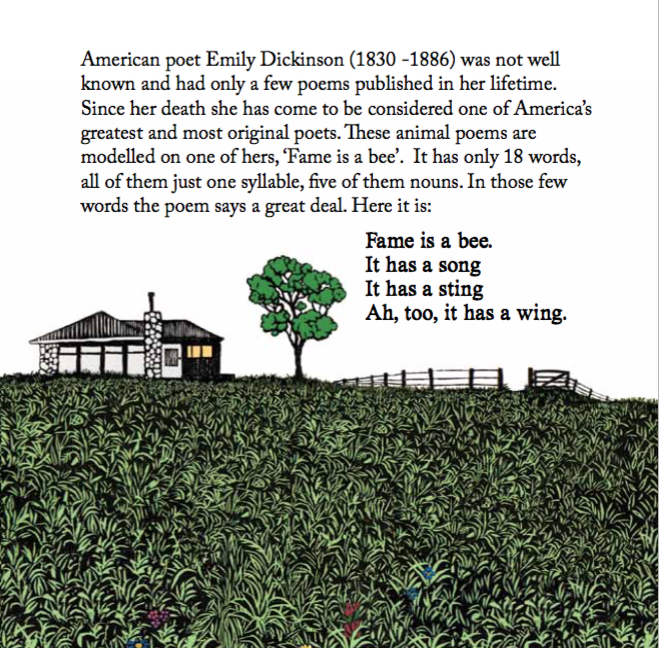 Emily Dickinson blurb